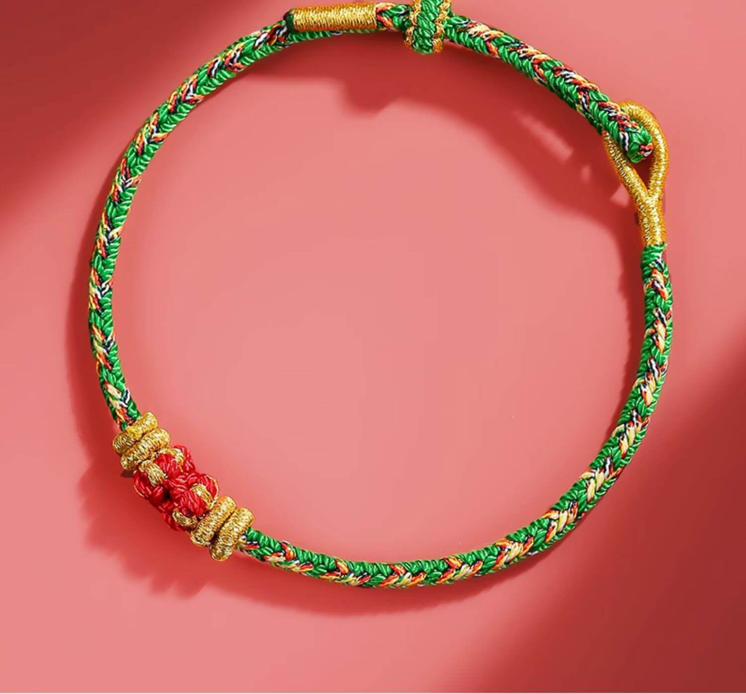 2024 Dragon Year Birth Year Bracelet: Tai Sui Red String Bracelet