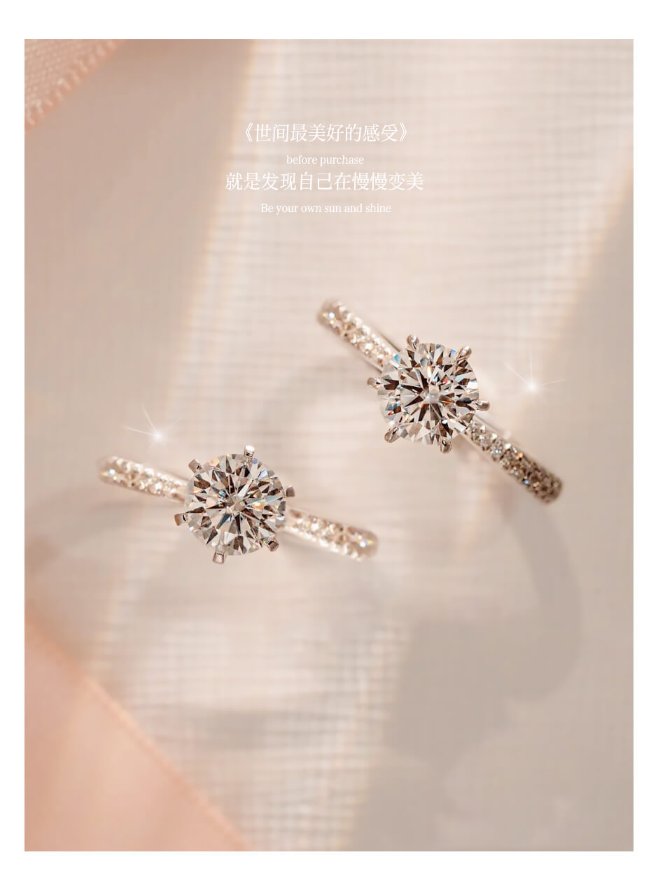 Timeless Classic ~ 6-Prong Ultra Sparkling Carat Ring