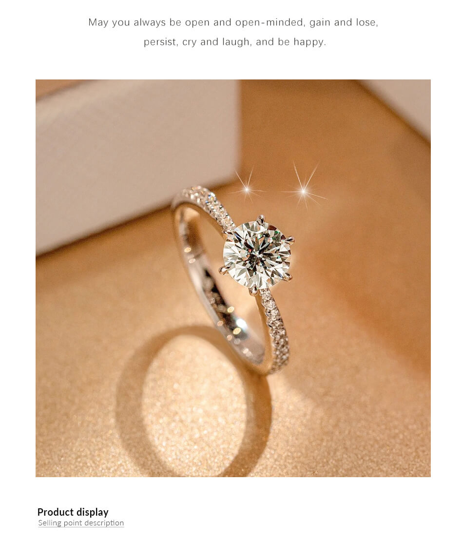 Timeless Classic ~ 6-Prong Ultra Sparkling Carat Ring