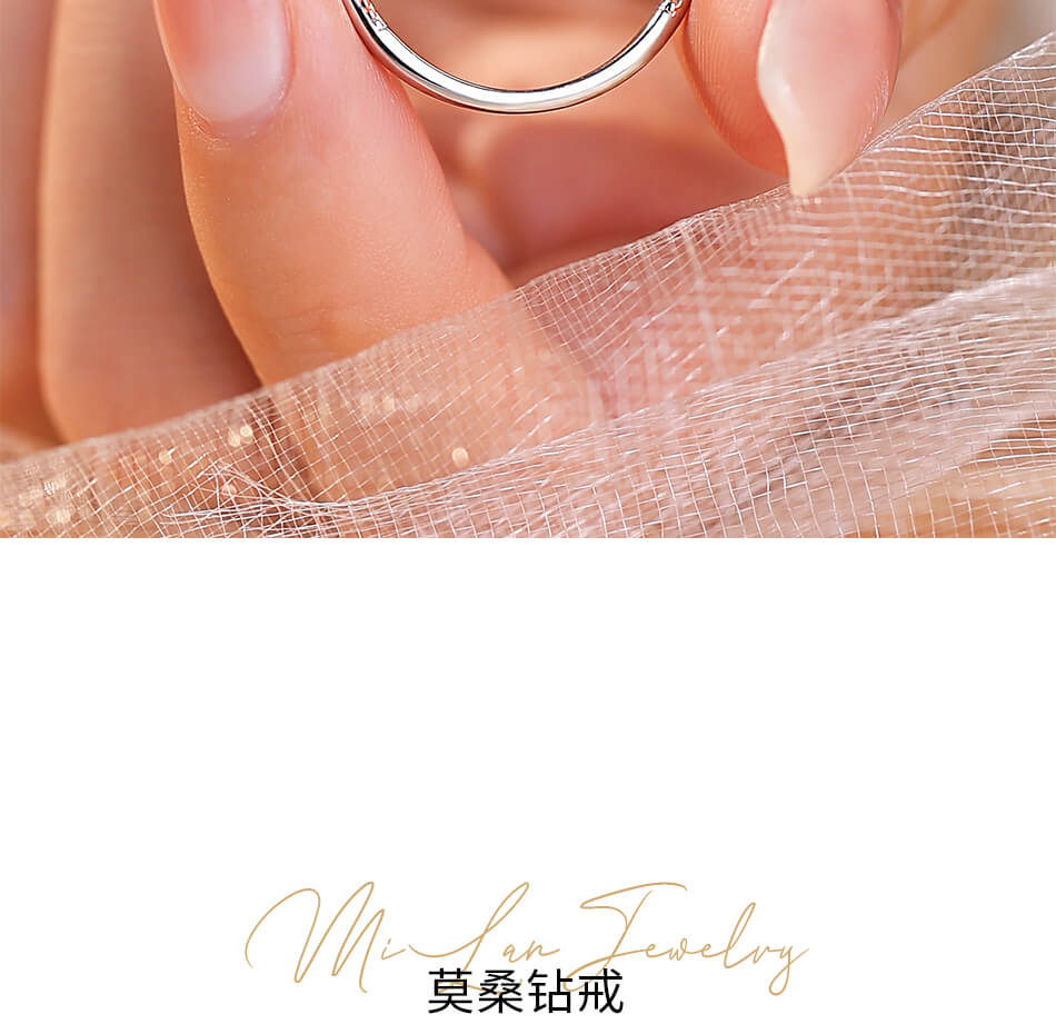 Core Whisper: Gentle Charm Mozambique Diamond Ring