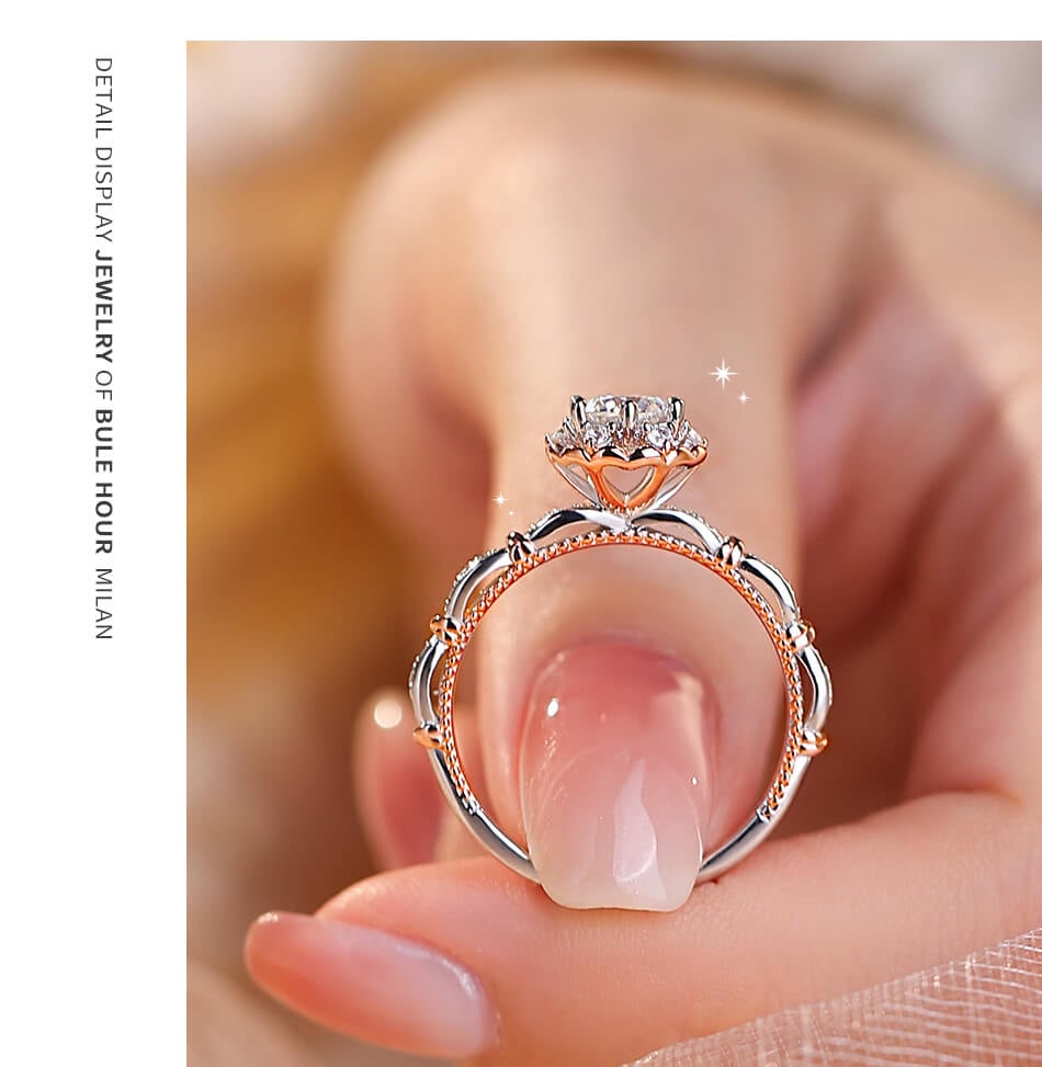 Core Whisper: Gentle Charm Mozambique Diamond Ring