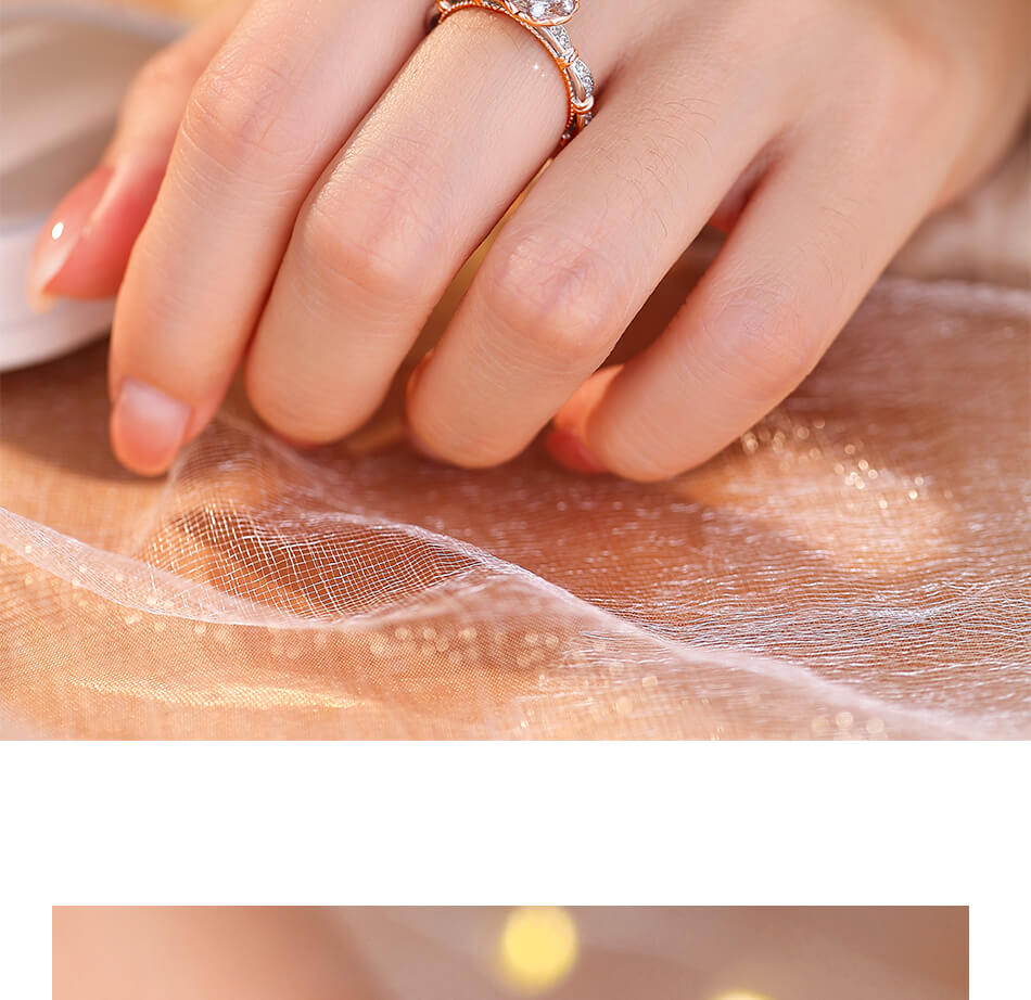 Core Whisper: Gentle Charm Mozambique Diamond Ring