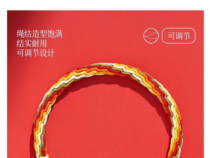 《Shishi Ruyi》 Cycle Multicolored Rope Braided Bracelet