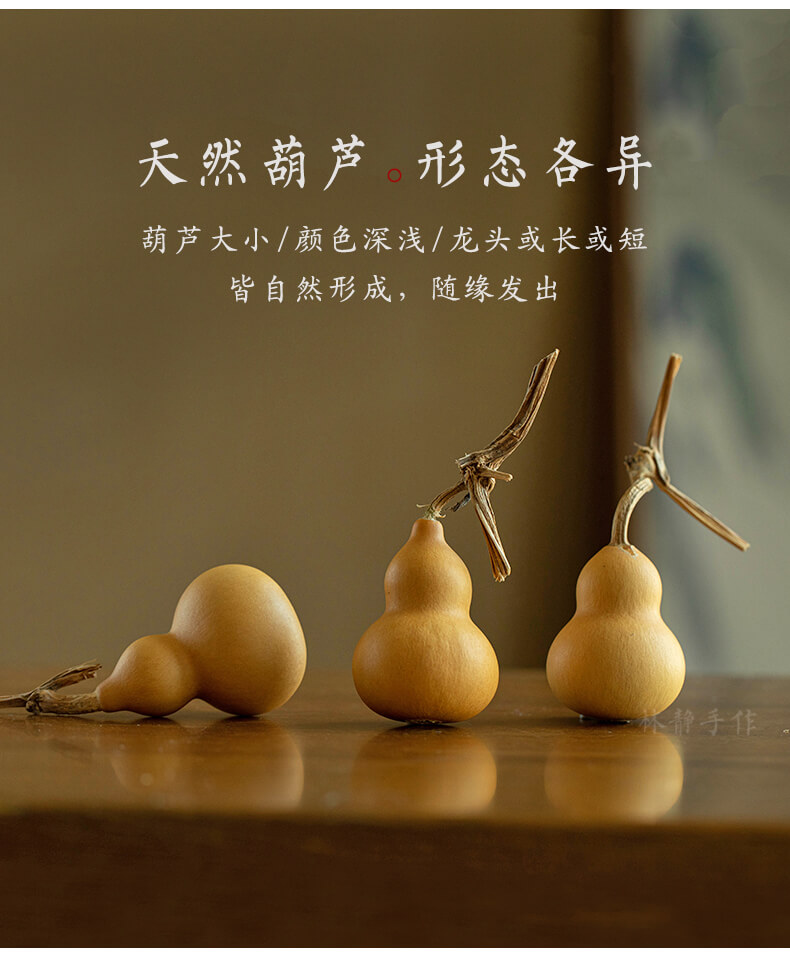 《Natural Gourd》 Star and Moon Bodhi Vajra Small Gourd Hand-twisted Ornamental Item