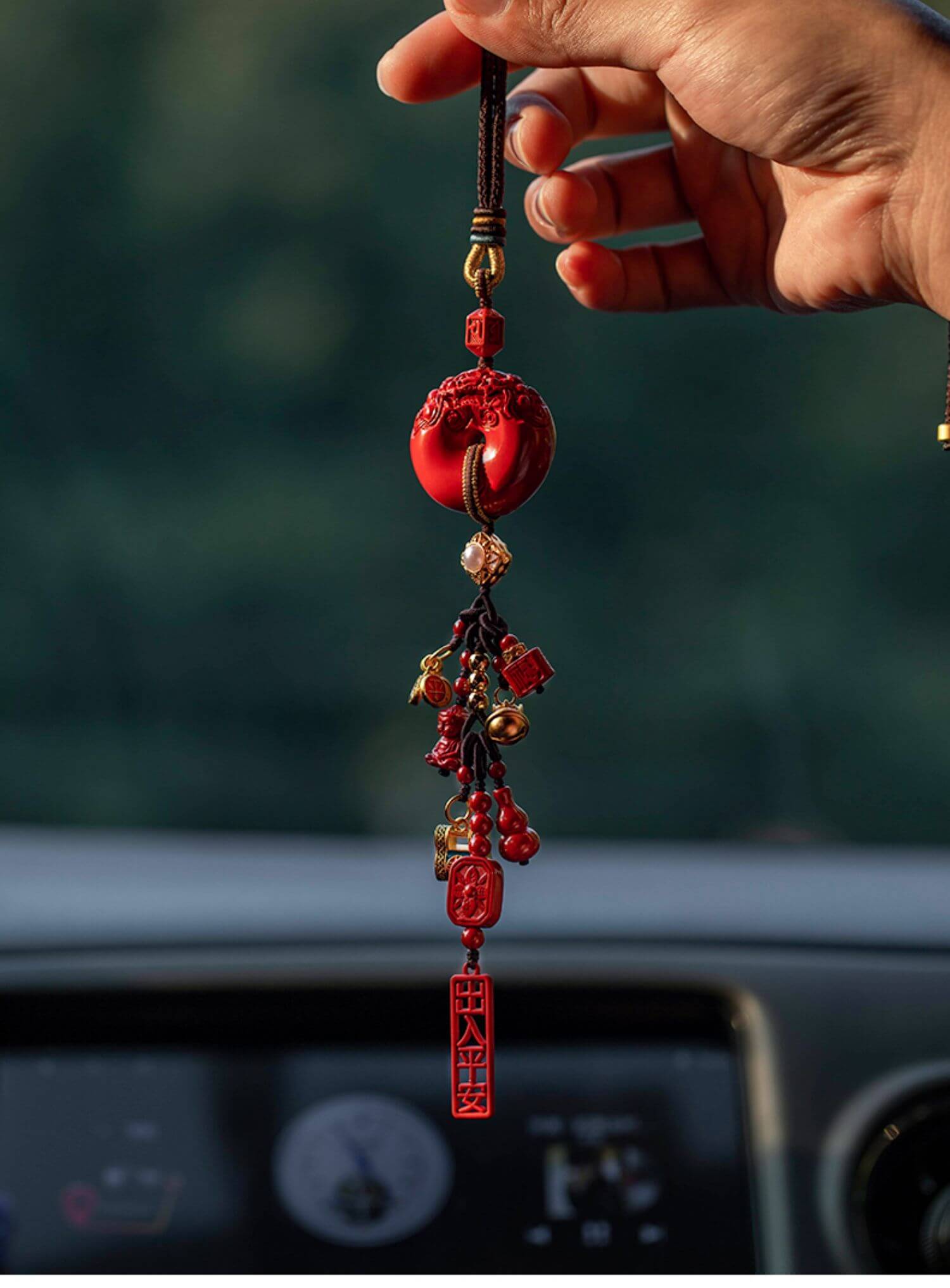 Varied weather~ Auspicious Year of the Tiger car pendant for safety