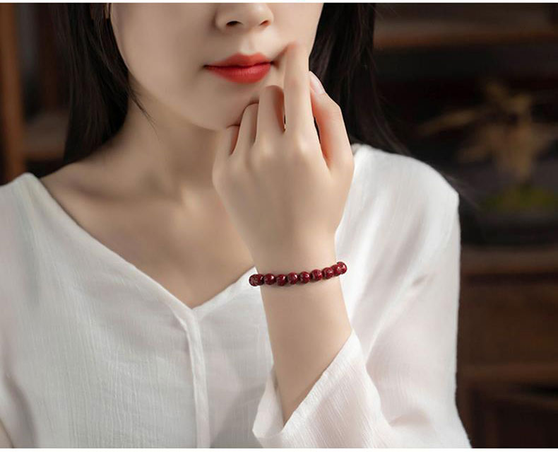 《Six-Character Mantra》 Year of Birth Cinnabar Bracelet for Men and Women