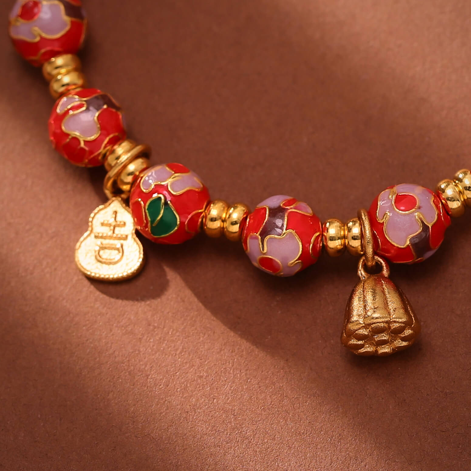 《The Blossom》 Beijing Cloisonné Cloisonné Floral Bracelet