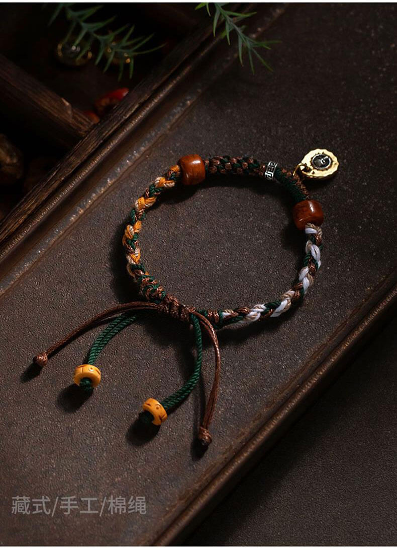 Handwoven Tibetan Style Ethnic Blessing Hand Ornament