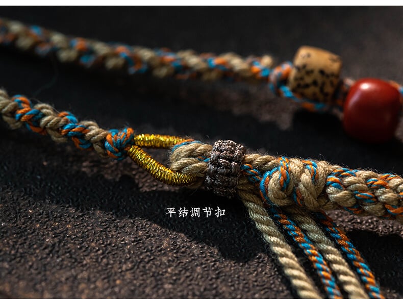 《Southern Flute Farewell》 Handcrafted Thangka Necklace Cord