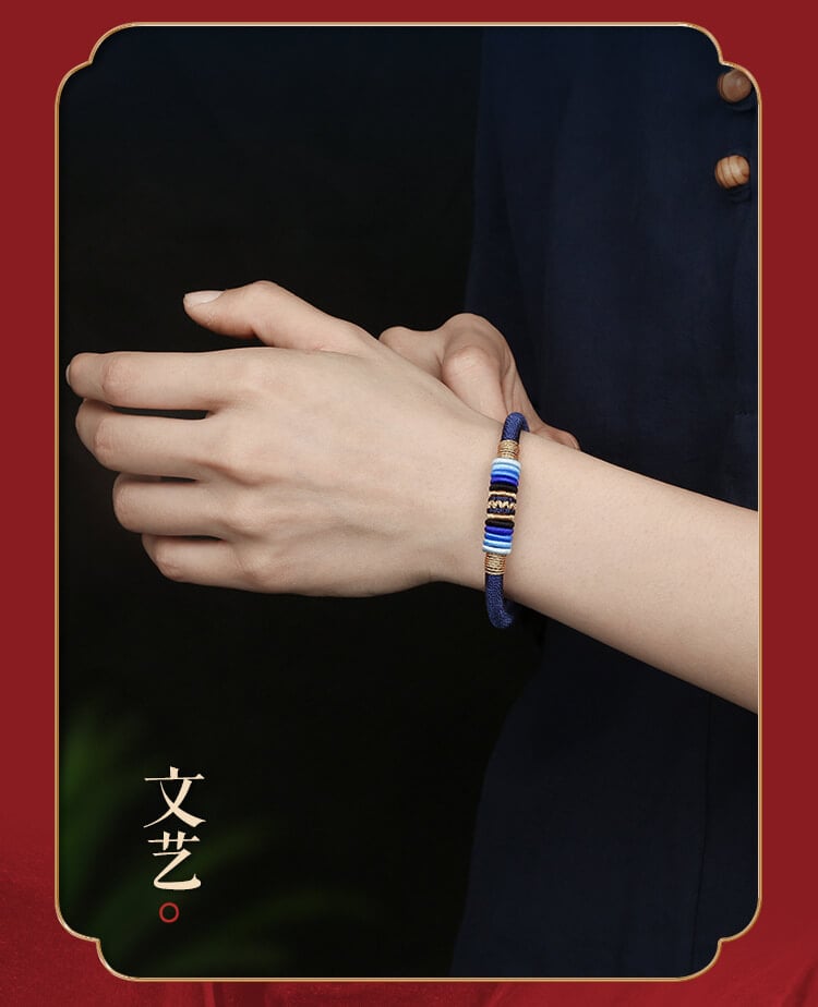 《The Ninefold Path of Mahakasyapa》 Peace Knot Braided Bracelet