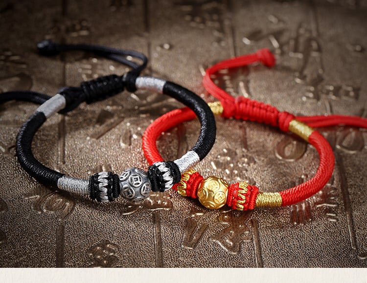 《Hidden Wealth》 Money Beads Fortune Flowing Couple Bracelets