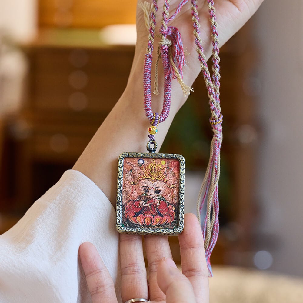 《Nine-Tailed Fox》 Tibetan Ethnic Style Zakiram Necklace