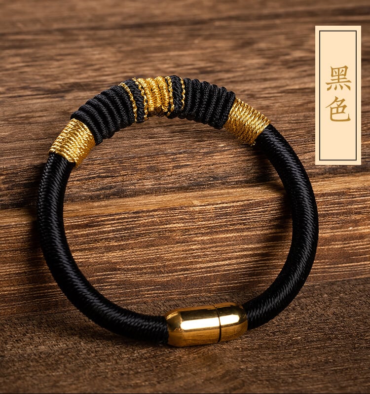 《The Ninefold Path of Mahakasyapa Vajra Knot》 Unisex National Style Braided Bracelet