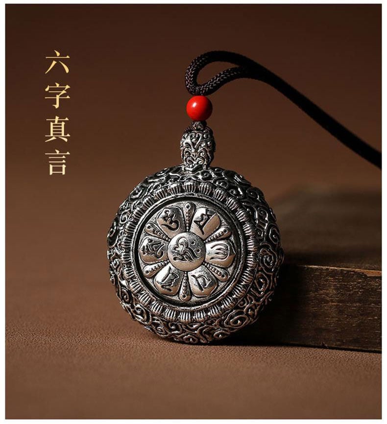 The Twelve Zodiac Signs~Cinnabar Eight Main Guardian Buddha Necklace for Men and Women