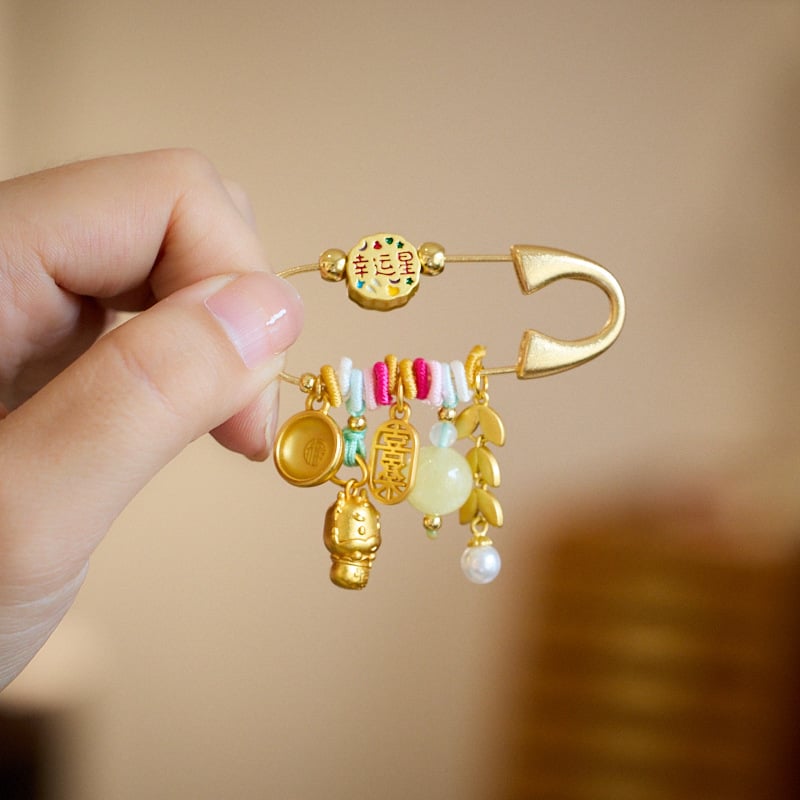 Xiaolong Dumpling~Lucky Star Chinese Style Brooch