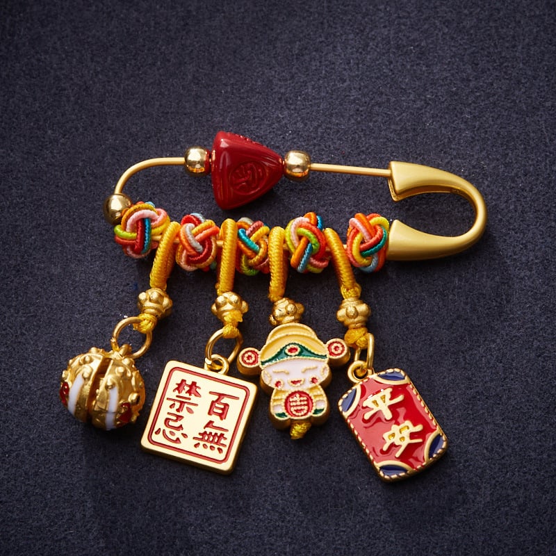 The future of money is limitless~Cinnabar Year of the Dragon zodiac year brooch