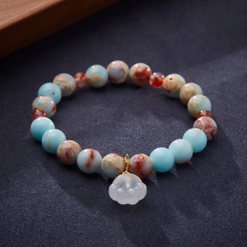 《Stones Come and Turn》 Shoushan Stone Cat Claw Sweet Bracelet