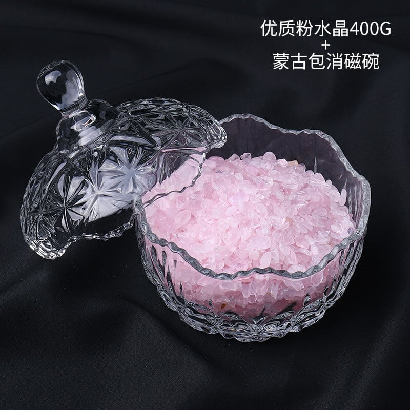 《Purification》 natural degaussing bowl demagnetizing stone