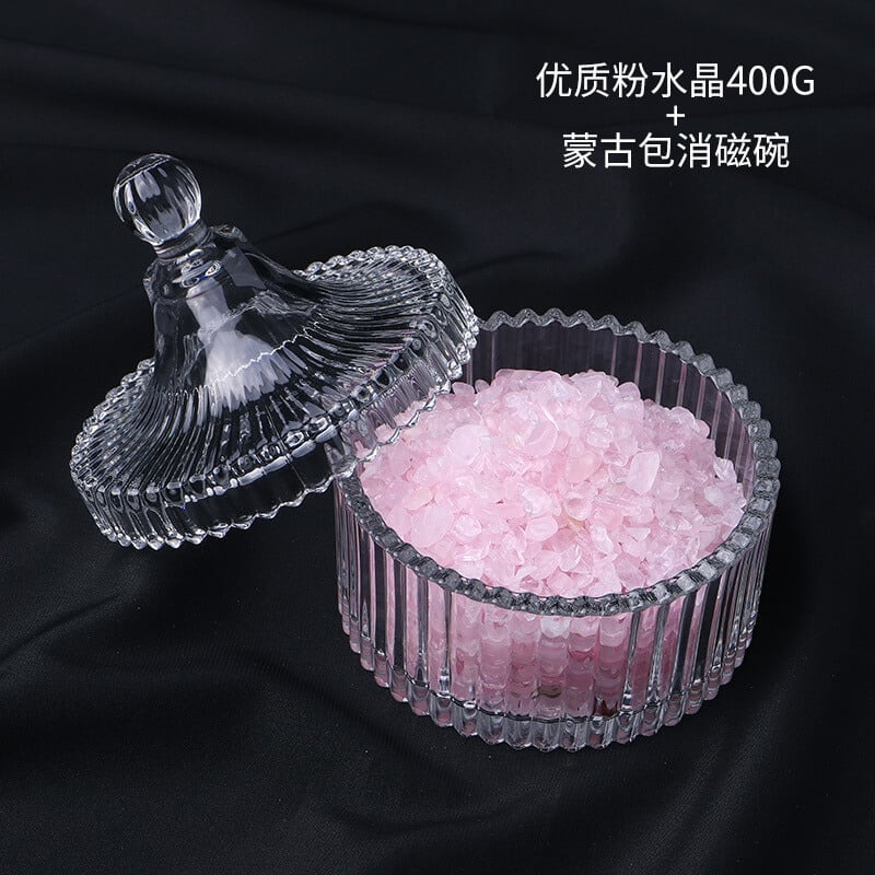 《Purification》 natural degaussing bowl demagnetizing stone