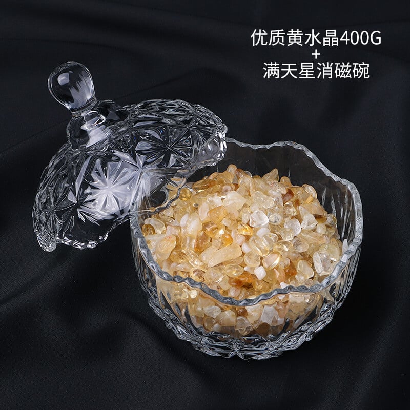 《Purification》 natural degaussing bowl demagnetizing stone