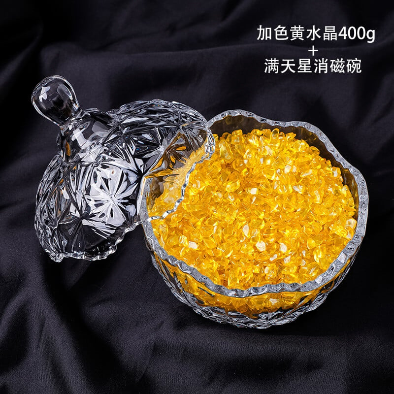 《Purification》 natural degaussing bowl demagnetizing stone