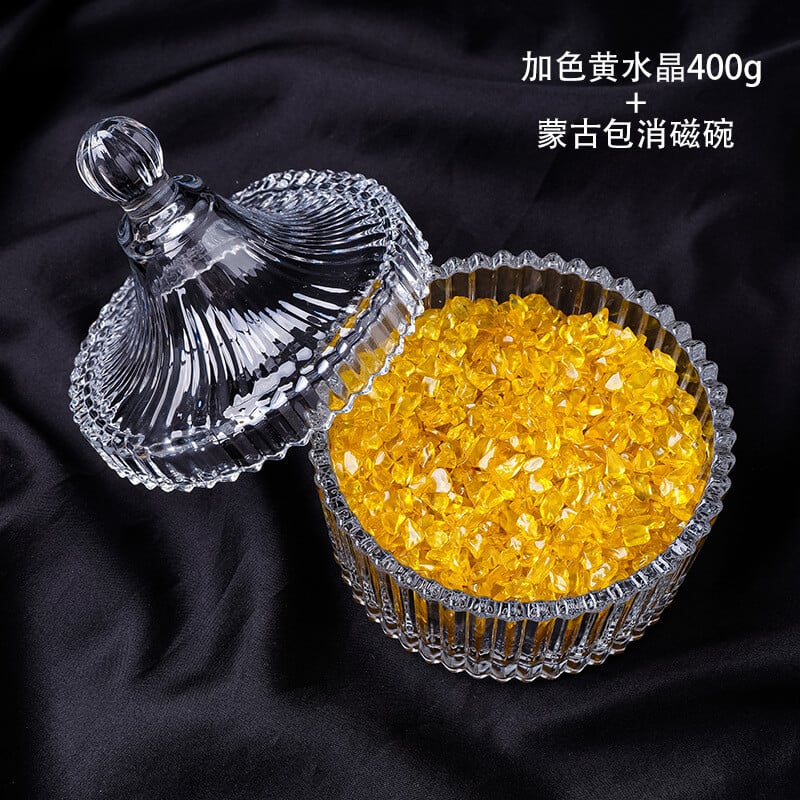 《Purification》 natural degaussing bowl demagnetizing stone