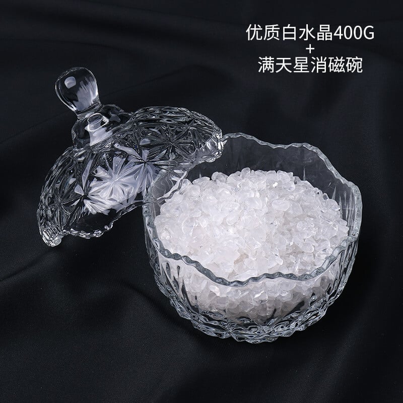 《Purification》 natural degaussing bowl demagnetizing stone