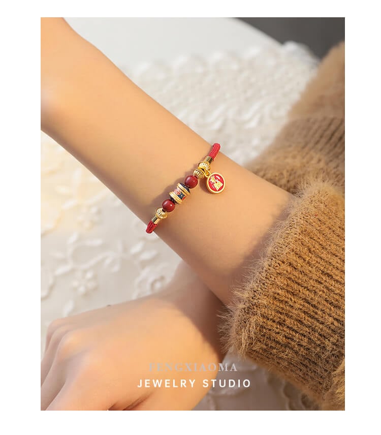 《Ben Ming Nian》 Year of the Dragon red string bestie bracelet