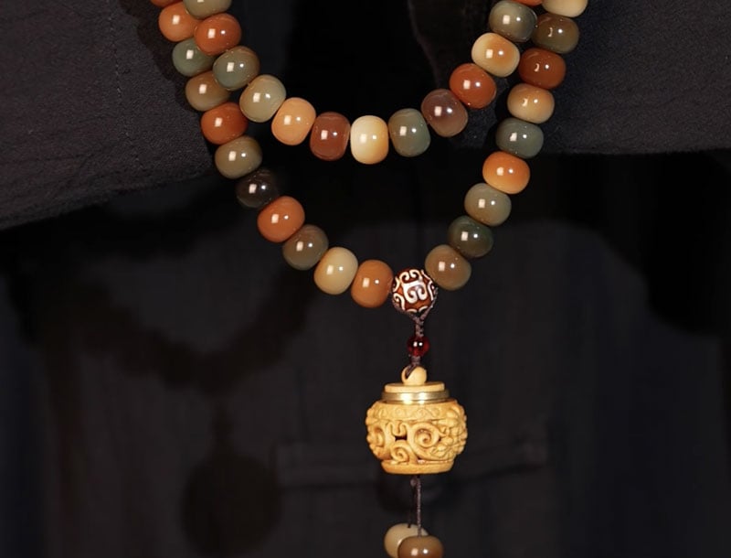 《Dunhuang Feitian》 Bodhisattva bracelet with 108 beads, hand-held cultural toy