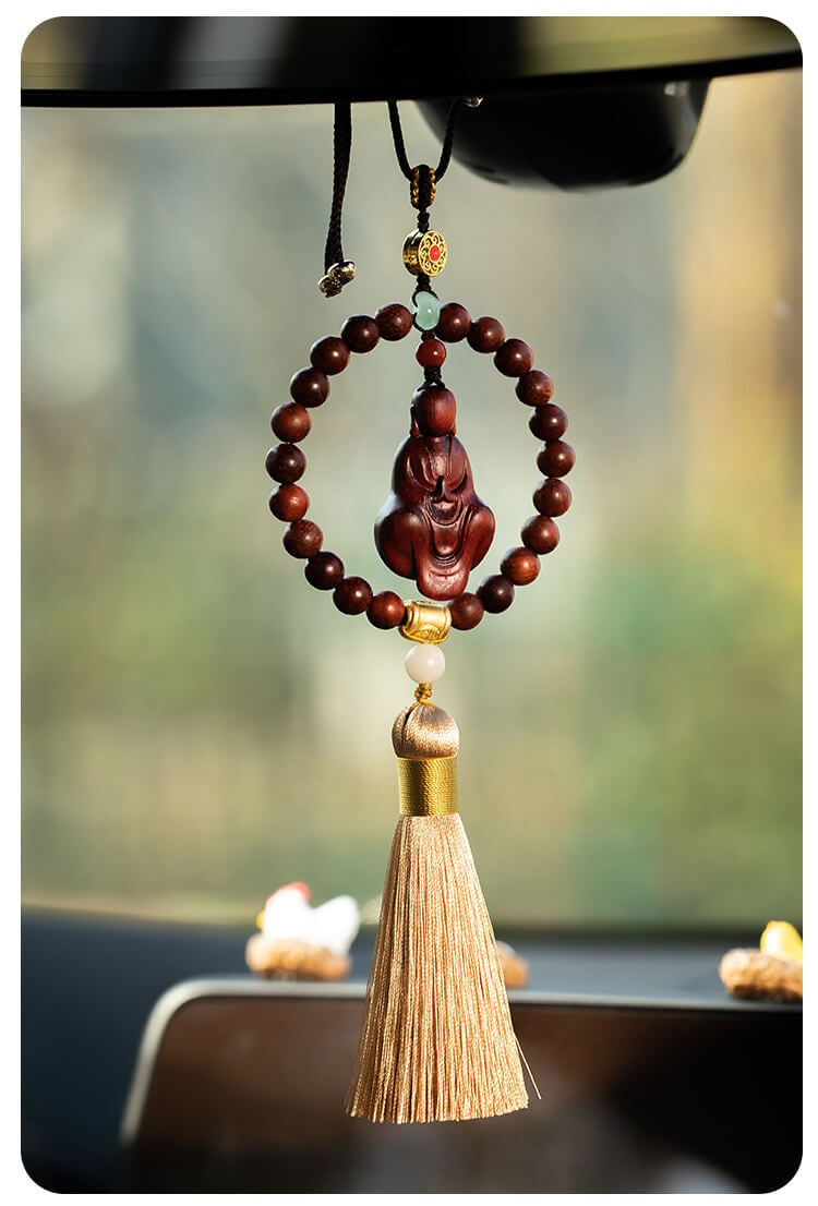 Buddha bless peace ~ Natural sandalwood phaseless Buddha hand holding