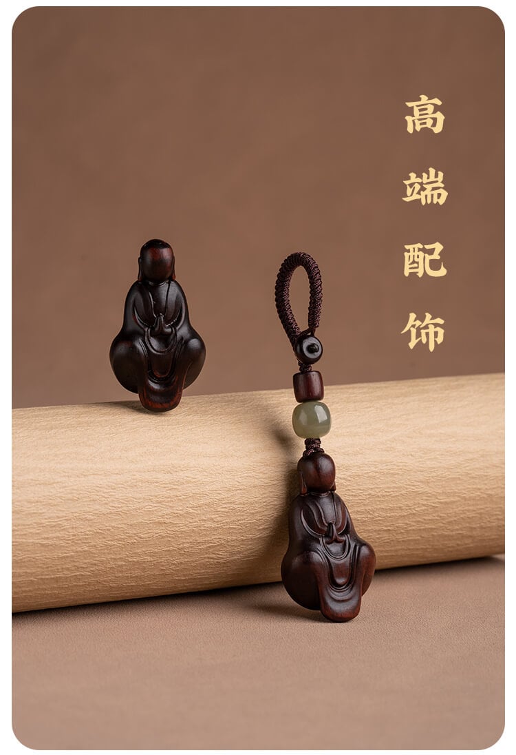 Buddha bless peace ~ Natural sandalwood phaseless Buddha hand holding