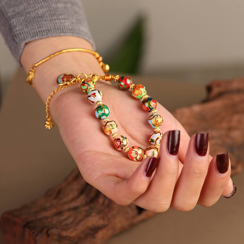 《Twelve Flower Gods》 Ancient Enamel Twelve Birthday Bracelets of Flower Gods