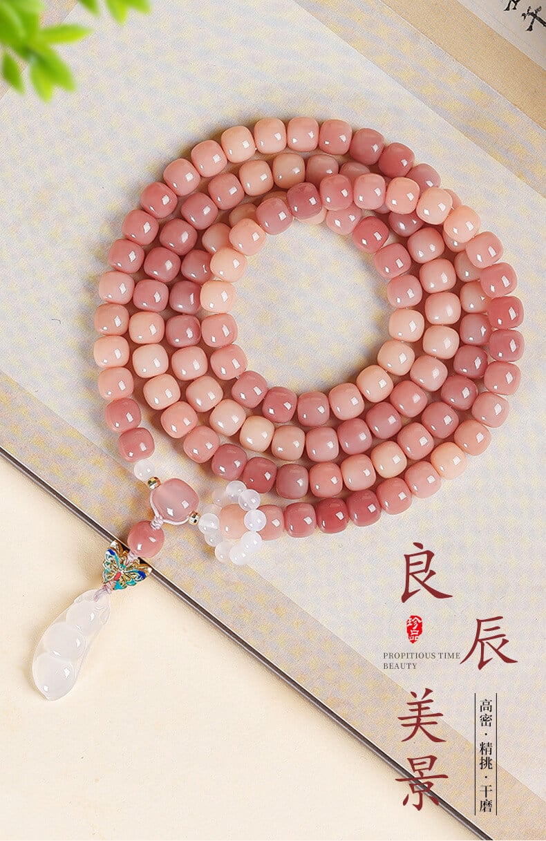 Colorful ~ 108 bodhi bracelets with Buddhist beads