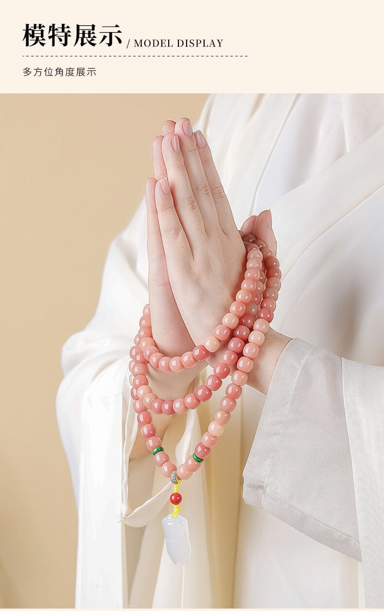 Colorful ~ 108 bodhi bracelets with Buddhist beads