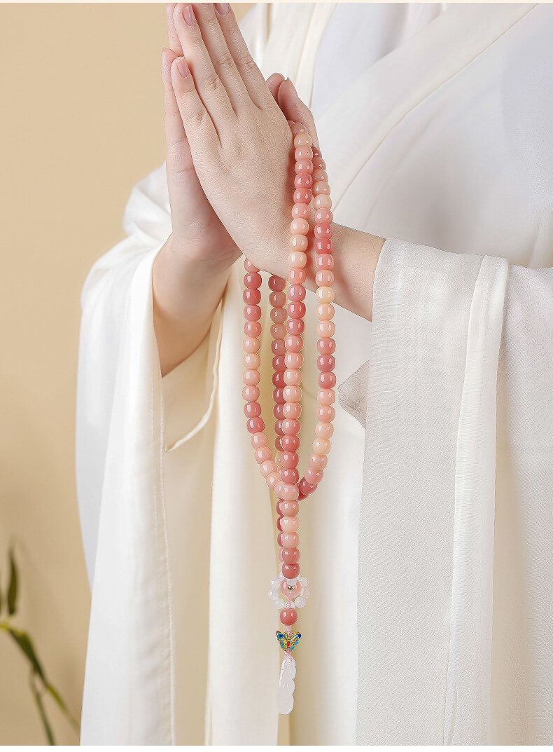 Colorful ~ 108 bodhi bracelets with Buddhist beads