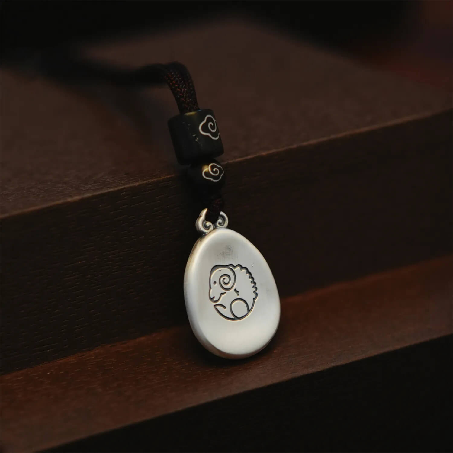 《Twelve Zodiac Signs》 water drop tag solid necklace