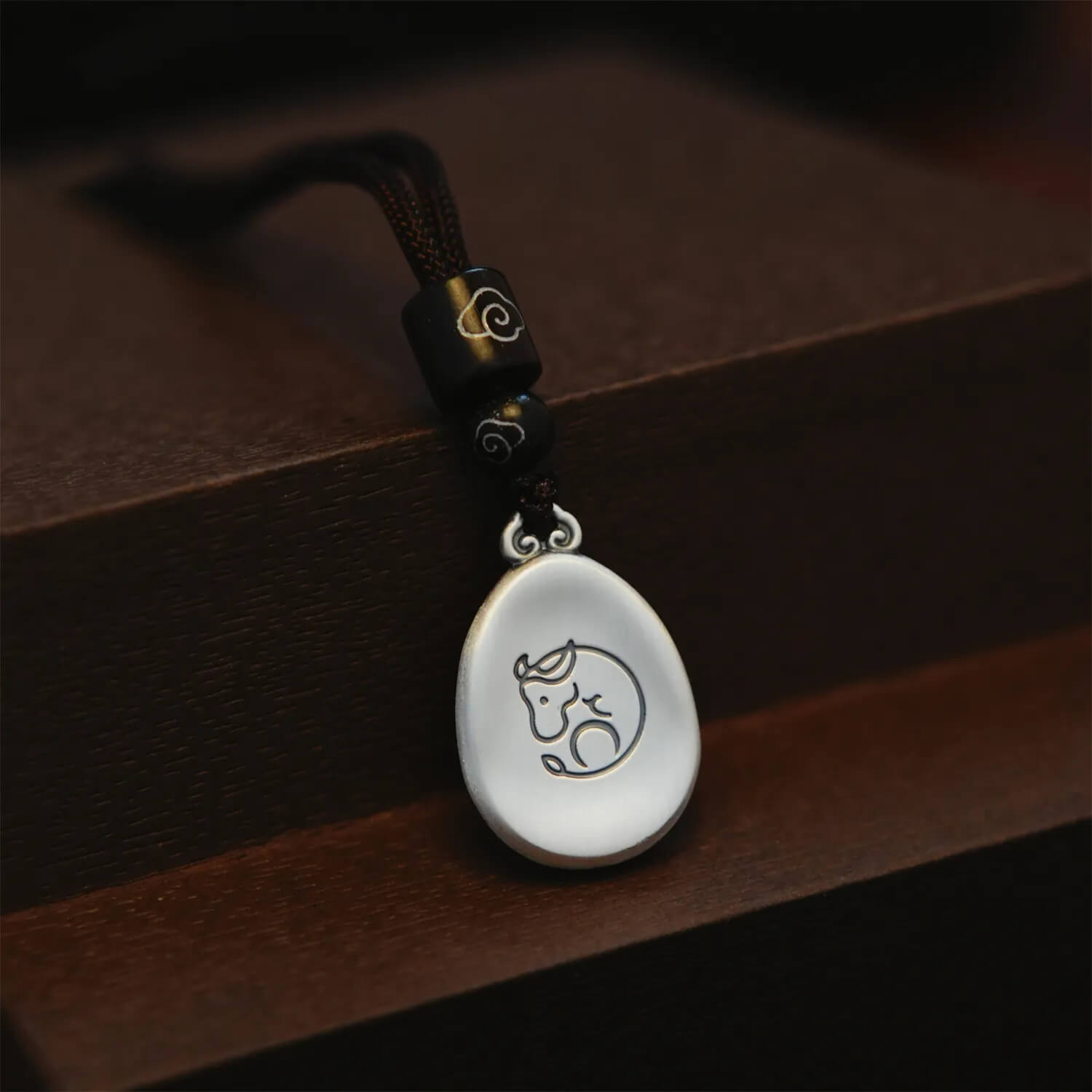 《Twelve Zodiac Signs》 water drop tag solid necklace