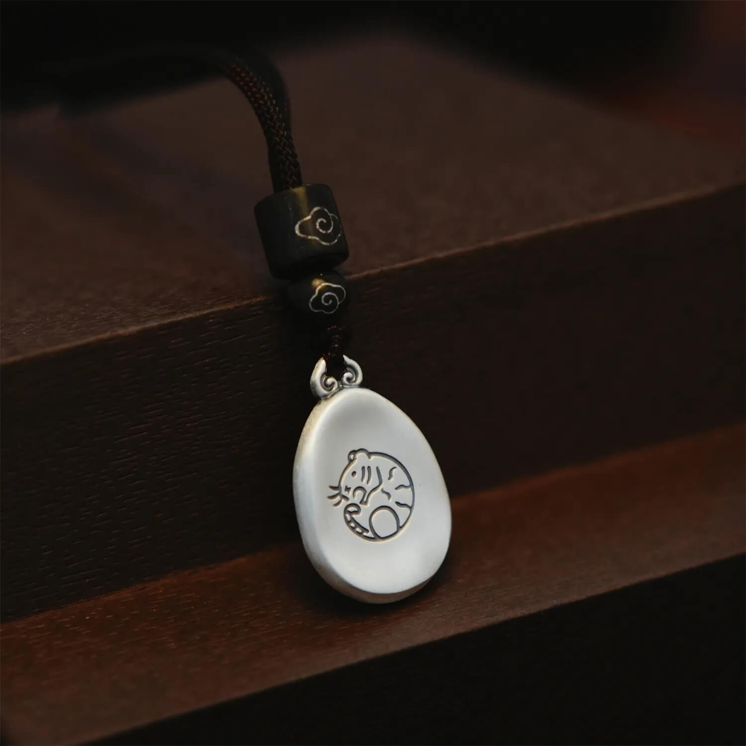 《Twelve Zodiac Signs》 water drop tag solid necklace