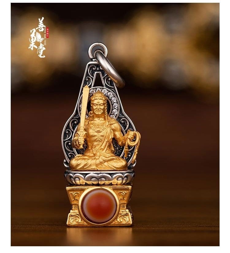 《Made in Tibet~Eight Guardian Saints》 S925 silver pendant original Buddha set