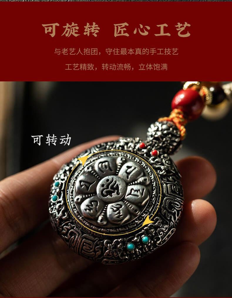 《Made in Tibet~Zodiac Natal Image》 S925 silver natal Buddha pendant necklace