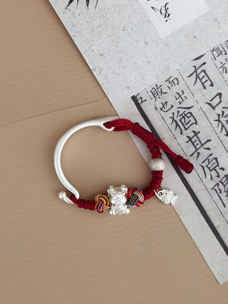 《Long Bao》 999 Pure Silver Baby Children's Bracelet