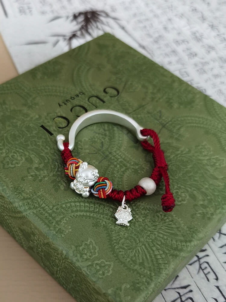 《Long Bao》 999 Pure Silver Baby Children's Bracelet