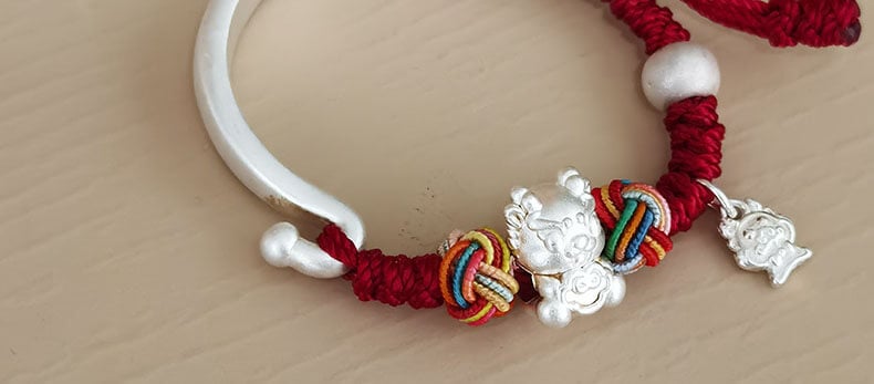 《Long Bao》 999 Pure Silver Baby Children's Bracelet