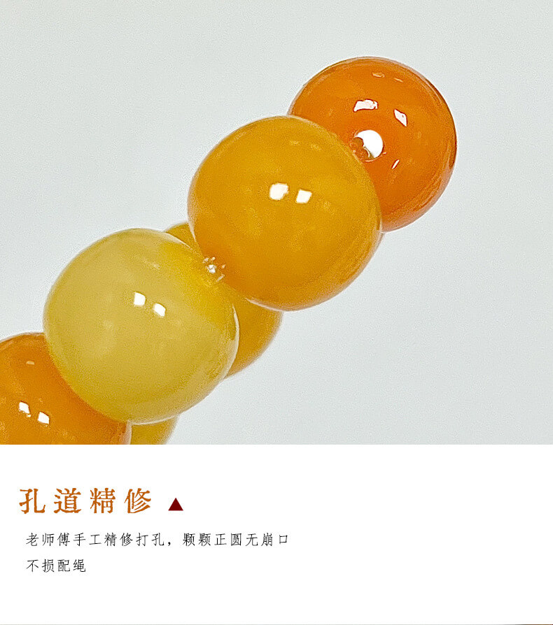 I want persimmons to come~Natural small persimmon bodhi mobile phone chain for women