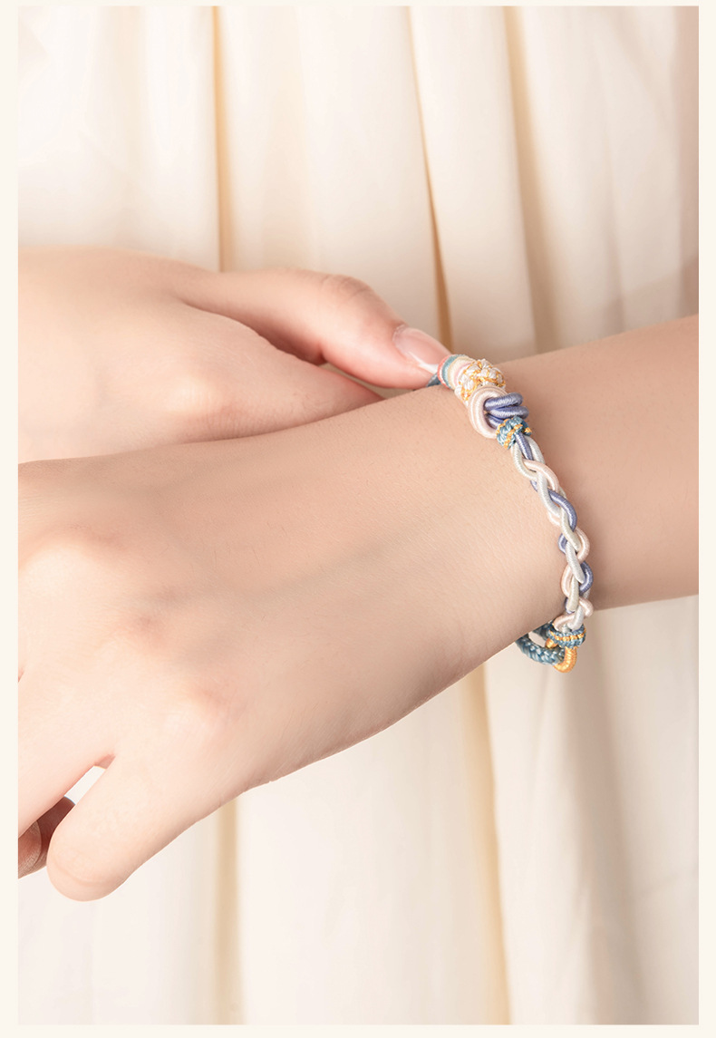 《Little Dimple》 Jinyu Mantang Peach Blossom Pink DIY Bracelet