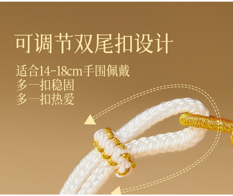 《Wealth and Fortune》 Light Luxury Niche Exquisite Red Rope Braided Rope