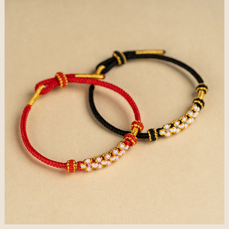 《Peach Blossom Knot》 Peach Blossom Knot Transfer Bracelet