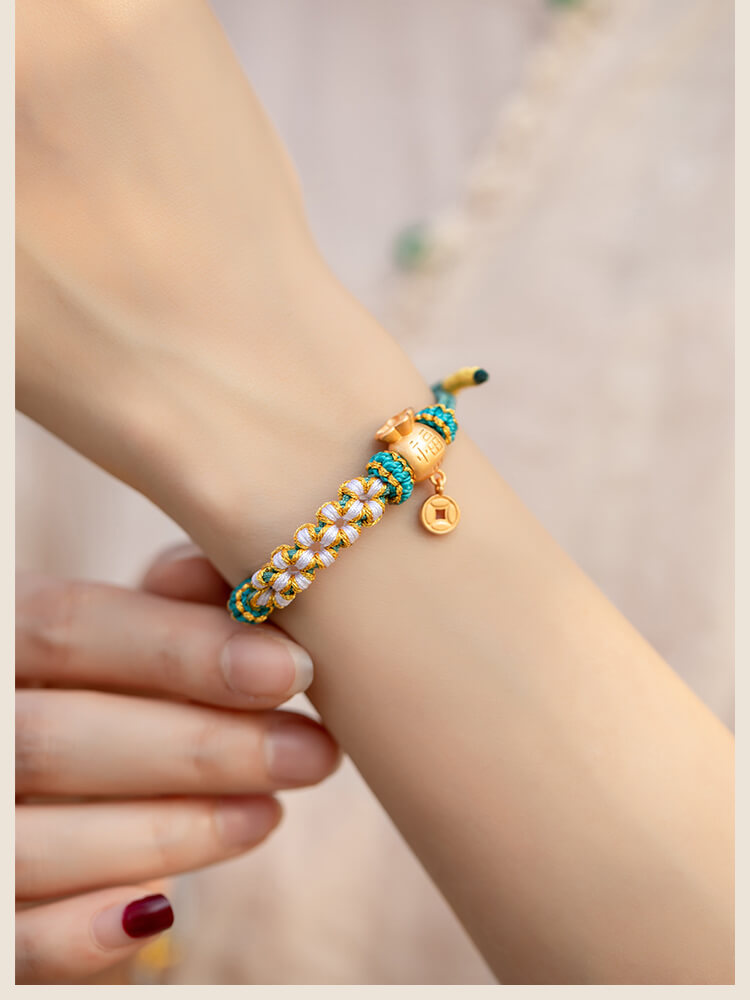 《Peach Blossom Knot》 Peach Blossom Knot Transfer Bracelet